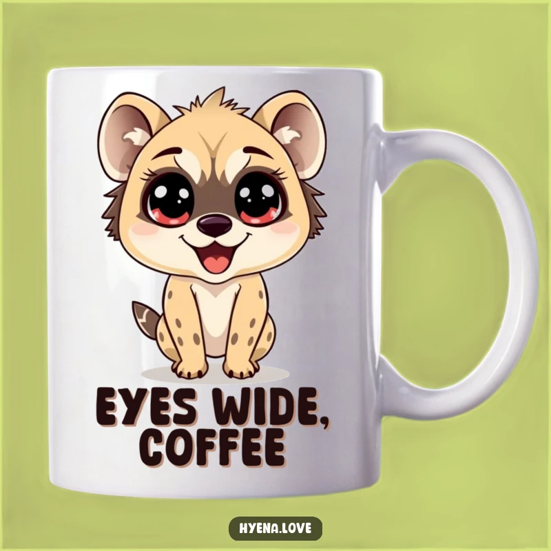 Funny Wide-Eyed Hyena Mug - Pure Delight Funny Gift