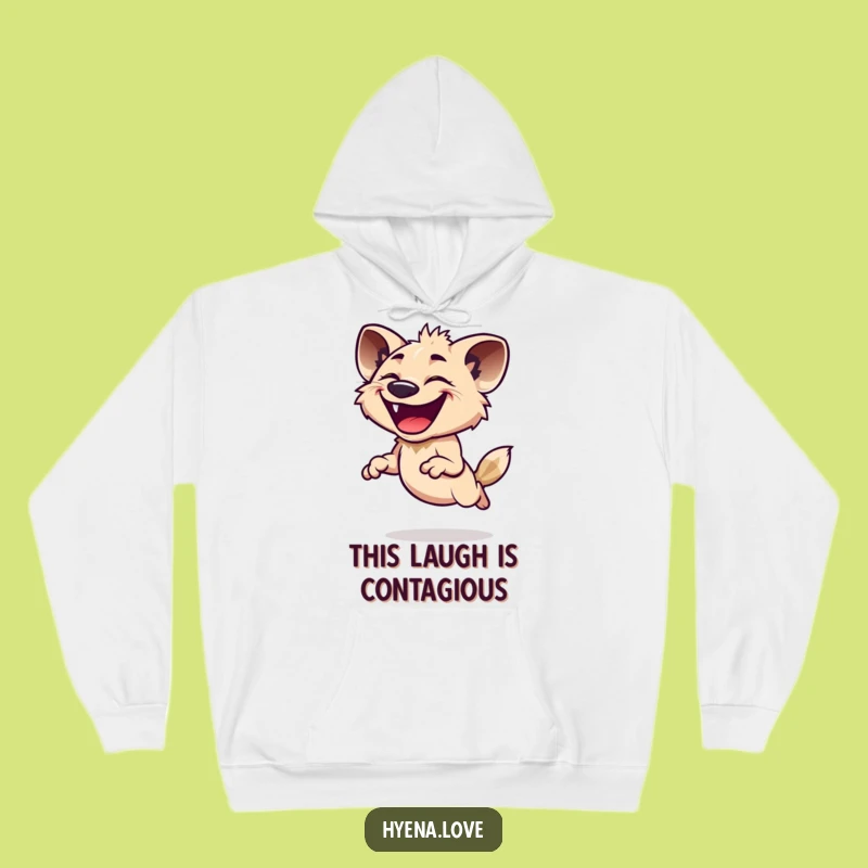 Cozy Funny Hyena Hoodie - Laughter is the Best Medicine Funny Gift