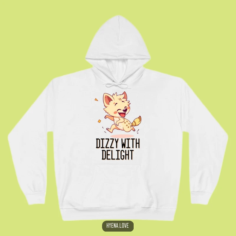 Funny Chasing Hyena Hoodie: Cozy Up with Dizzying Fun