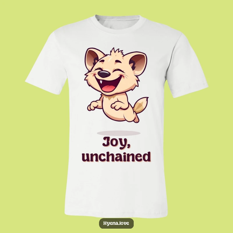 Funny Hyena Leap T-Shirt - Spread Laughter Funny Gift
